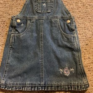 Kids overall dress.